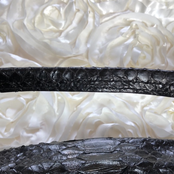 Zagliani Bag Black python leather (Authentic) - Picture 9 of 17